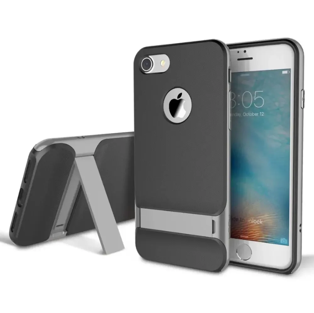 ROCK Royce Series Protection Case Kickstand Ultra Thin Shock Proof for iPhone X